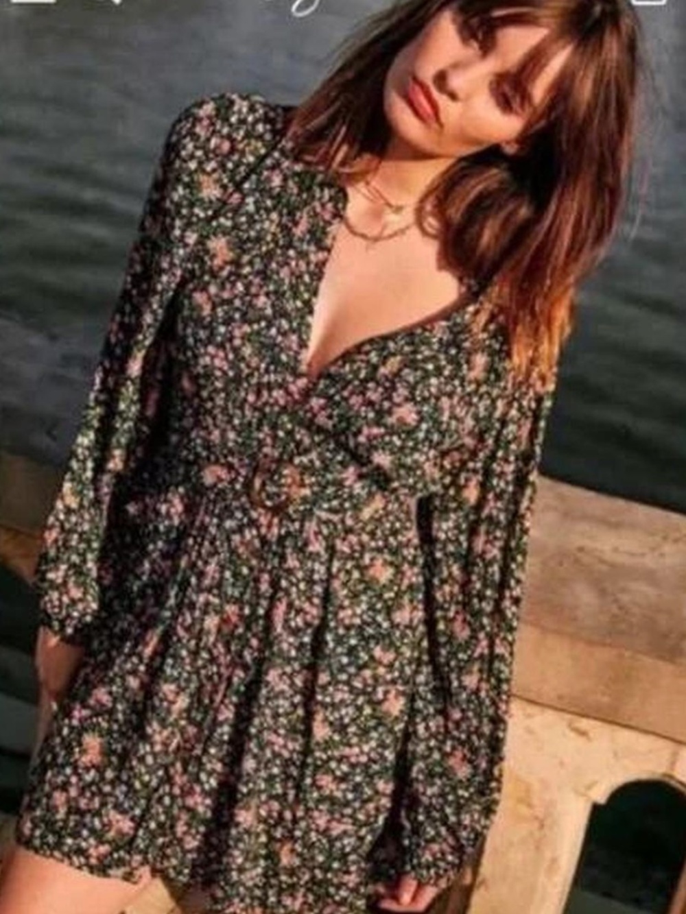 Sézane Suzanne Button Front Midi Dress Size 4